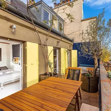 Designer Loft With Large Sunny Terrace Parigi