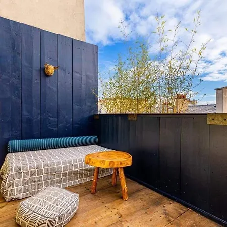 Appartamento Designer Loft With Large Sunny Terrace Parigi